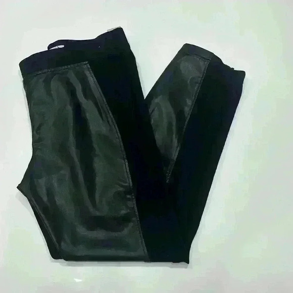 Nanette Nanette Lapore Faux Slim Leggings Large Black Item# 7I - Picture 7 of 9